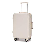 Seller-Wu 20/22/24/26/28Inch Rolling Luggage Lightweight Travel Suitcase On Wheels,Navy Blue Frame,24