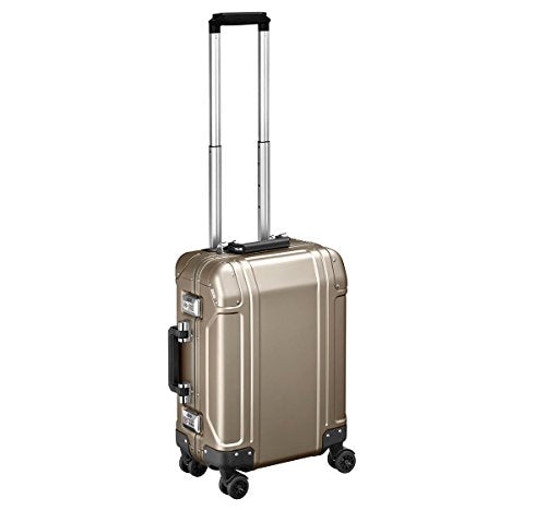 Zero Halliburton Geo Aluminum 2.0 Carry-on 4 Wheel Spinner Travel Case, Suitcase