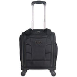 Kenneth Cole Reaction 18" Lightweight Multi-Pocket Anti-Theft RFID 14.1" Laptop & Tablet Underseater Carry-On with USB Charging Port, Black
