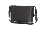 Moleskine Lineage Messenger Bag, Leather, Black