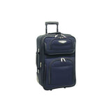 Traveler'S Choice Amsterdam 21 In. Expandable Carry-On Rolling Upright (Navy)