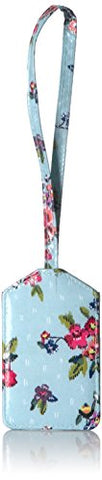 Vera Bradley Iconic Luggage Tag, Signature Cotton, Water Bouquet