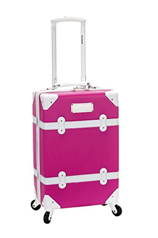 Rockland Stage Coach 20" Rolling Trunk, Magenta