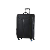 Samsonite Patrono Spinner Carry-On Luggage Large Black and Blue Travel Bag