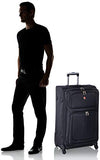 SwissGear Sion Softside Luggage with Spinner Wheels, Black, Checked-Large 29-Inch