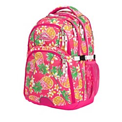 High Sierra(R) Swerve Backpack With 17" Laptop Pocket, Flamingo/Pink Pineapple