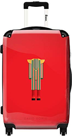 David Bowie by Hardside suitcase, Spinner, Upright Luggage- 24 inch - Check in 24-inch