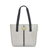 DELSEY Paris Women's Daily's Tote Shoulder Bag, Light Gray, 14 Inch Sleeve