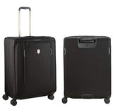 Victorinox Werks Traveler 6.0 Large Softside Spinner Suitcase, 27-Inch, Black
