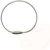 Dynotag 5 Ultra-Tough Braided Stainless Steel 6" Tag Loops +1 Qr Smart Minitag