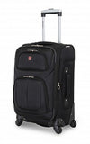 Swissgear Sion 21" Black Carry-On Luggage, Black