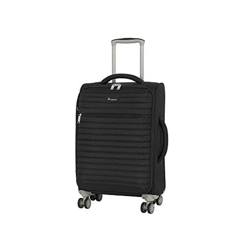 It Luggage 21.5" Quilte Lightweight Expandable Spinner, Black