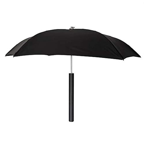 Security Umbrella Short Self-defense Umbrella Portable Folding Umbrellas (Black)