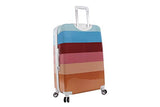 Nicole Miller Rainbow Hard-Sided 3-Piece Spinner Set: 28", 24", and 20" (One Size, Rainbow Spice)