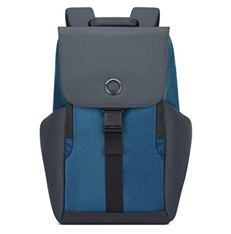 DELSEY Paris Securflap Laptop Backpack, Navy, 15 Inch Sleeve