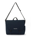 Timberland Unisex Crofton Water-Resistant Black Messenger Bag Laptop Bag