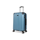 Kenneth Cole Reaction Saddle Rock Teal Checked Upright Suitcase