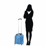 Travelpro Luggage Maxlite 5 15" Lightweight Carry-On Rolling Under Seat Bag, Azure Blue