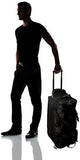 Rockland Rolling Duffel Bag, Black, 22-Inch