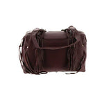 Aimee Kestenberg Genuine Leather Satchel -Cori Mahogany New A294943