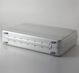 Zero Halliburton Premier 3 Inch Aluminum Attached, Silver, One Size