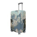 Luggage Cover Suitcase Elephant Dog Luggage Cover Travel Case Bag Protector for Kid Girls Travel