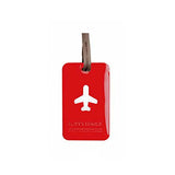 Alife Passport Cover Card Case Luggage Travel Bag Nametag Combo (Red)