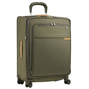 Briggs & Riley 20” Carry-On Wide Body Upright Spinner - Olive - Free 3 Day Shipping Upgrade