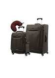 Travelpro Maxlite 5 | 3-PC Set | Int'l Carry-On & 29" Exp. Spinners with Travel Pillow (Mocha)