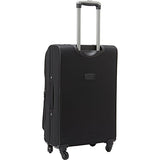 Heritage Travelware Wicker Park 24" 600d Polyester Expandable 4-Wheel Checked Luggage, Red