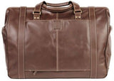 Boconi Bryant Safari Bag (Antiqued Mahogany With Houndstooth)