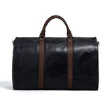 Men's Black and Brown Garment Weekender bag Project 11 by Hook & Albert