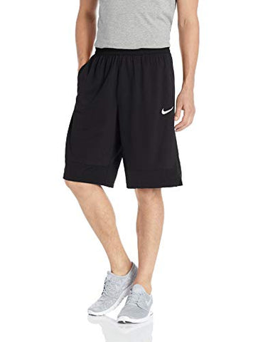 Nike Dri-FIT Icon, Men's Basketball Shorts, Athletic Shorts with Side Pockets, Black/Black/White, XL