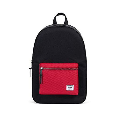 Herschel Supply Co. Settlement Backpack, Black/Scarlet, One Size