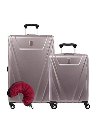 Travelpro Maxlite 5 Hardside 3-PC Set: Int'l C/O and Exp. 29-Inch Spinner with Travel Pillow (Dusty Rose)