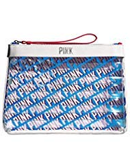 Victoria's Secret Pink Americana Cosmetic Bag Makeup Bag