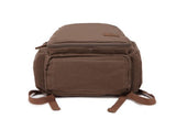 Herebuy - Vintage Canvas Hiking Backpack for Men Travel Backpack for College (Brown)