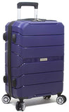 Dejuno Ark 3-Piece Lightweight Hardside Spinner Luggage Set-Navy