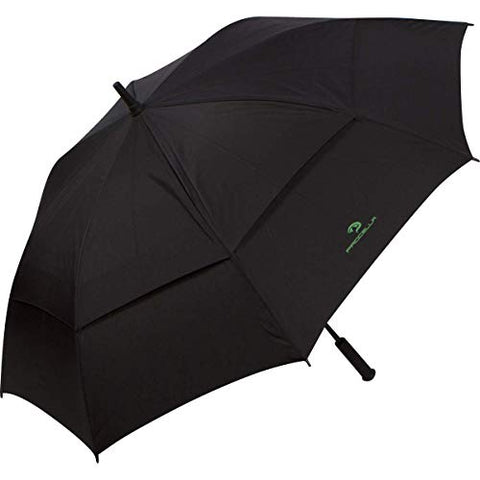 Procella Golf Umbrella 62 Inch Large Oversize Windproof Waterproof Automatic Open Rain & Wind Resistant Vented Double Canopy Best Golf-Sized Stick Umbrellas for Men and Women Sturdy Portable (Black)