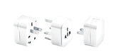 Lewis N Clark Adapter Plug Kit W/ 2.1A Dual Usb Charger, White