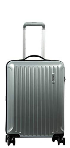 Bric's Riccione International 21-Inch Carry-On Spinner (Brushed Silver)