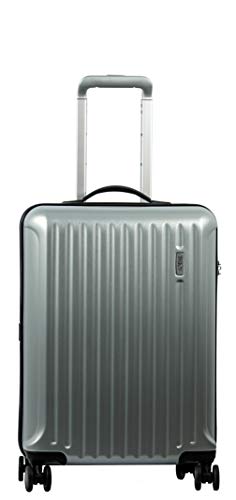 Bric's Riccione International 21-Inch Carry-On Spinner (Brushed Silver)