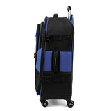 Travelpro Bold 26” Expandable Checked Luggage Spinner, Lightweight, Rugged, Blue/Black