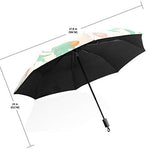 Umbrella Passion Fruit Art Travel Golf Sun Rain Windproof umbrellas with UV Protection for Kids