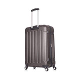DUKAP Luggage Intely Hardside Spinner 28'' inches with Integrated Weight Scale - Grey