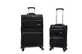 Rockland Gravity 2 Pc Light Weight Luggage Set, Black