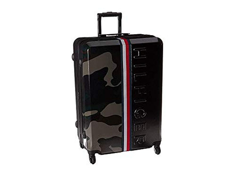 Tommy Hilfiger Unisex Vintage Sport 28" Upright Suitcase Black/Camo One Size