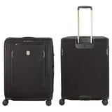 Victorinox Werks Traveler 6.0 Large Softside Spinner Suitcase, 27-Inch, Black