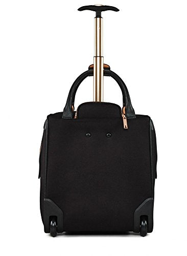 Ted Baker Women's Albany Softside Luggage, Suitcase Collection (Black, Holdall Bag)