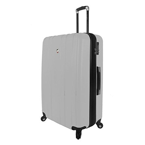 Mia Toro Italy Mantouvani Hardside 28" Spinner, White